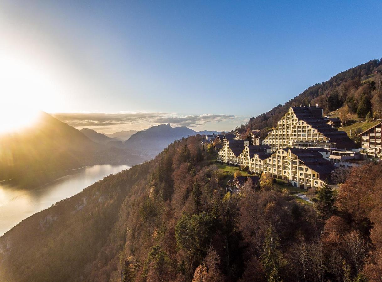 Apartment Enzian Mit Mitbenutzung Spa & Wellness - Griwa Rent Ag Beatenberg Exterior photo